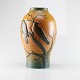 Terracotta vase stemplet med kronemonogram og no 453 XIProducent P. Ipsens Enke ...
