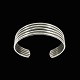 A. Michelsen. Sterling Silver Bangle.Designed and crafted by A. Michelsen.Stamped with AM, ...