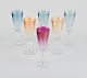 Seks franske 
champagnefløjter 
i krystalglas.
Klassisk 
design i 
forskellige 
farver.
Midt ...