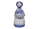 Lars Syberg keramik, blå figur til salt i karret og peber i toppen.Højde 16,5 cm.Perfekt ...