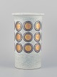 Aldo Londi for 
Betossi, 
Italien, stor 
”Ikano” 
keramikvase i 
retrostil. Grå 
glasur. 
Designet med 
...