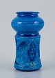 Aldo Londi for 
Betossi, 
Italien, 
keramikvase i 
azurblå ...