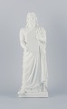 Bing & 
Grøndahl, stor 
og imponerende 
biscuit 
skulptur 
forestillende 
Moses med 
stentavlen. 
Bertel ...