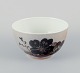 Nils Thorsson for Royal Copenhagen, unique ceramic bowl decorated with flowers.