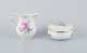 Meissen, ”Pink 
Rose” 
sukkerskål og 
flødekande i 
porcelæn 
håndmalet med 
lyserøde roser.
Ca. ...