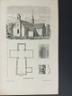 Harald Jensen (1834-1918):Skodborg Kirke ved Rødding. Litografi på papir.Efter tegning af ...
