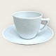 Bing & 
Grøndahl, Hvid 
elegance, 
Kaffekop #305, 
7,5cm i 
diameter, 6,5cm 
høj, 
2.sortering 
*Pæn stand'