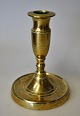 Dansk empire lyse stage i messing, ca. 1800. H: 11,5 cm. 