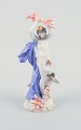 Meissen, 
Tyskland, 
håndmalet 
porcelænsfigur 
forestillende 
Zeus med lyn. 
Model 1681.
Tidligt ...