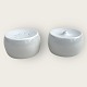 Bing & 
Grøndahl, Hvid 
Koppel, Salt & 
Peber sæt #542 
#432, 3cm høj, 
5cm i diameter, 
Design ...