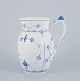 Royal Copenhagen, Blue Fluted Plain, jug. With small snail on top of handle.