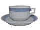 Royal 
Copenhagen Blue 
Fan, extra 
large cup with 
saucer.
Decoration 
number ...