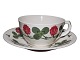 Aluminia Red ClovesTea cup that is also decorated on the inside