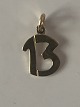 13 numbers Pendant #14 carat Gold
Stamped 585
Height 11.73 mm
Width 8.36 mm