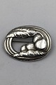 Georg Jensen & 
Wendel Sterling 
Silver Brooch 
No. 18 Measures 
4.5 cm x 3.4 cm 
(1.77 inch x 
1.33 ...