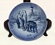 RC 1976 Zoo 
plate elephant 
with young 7" 
Zoologisk Have 
København 1976 
Royal 
Copenhagen In 
mint ...