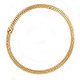 Treradet guld halskæde udført i 18kt guld med kasselås og to sikkerhedslåseL: 39cm. V: 77,1gr