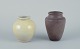 Kuch og Elly 
Kuch 
(1929-2008) og 
Wilhelm Kuch 
(1925-2022). To 
unika 
keramikvaser. 
Den ene vase 
...