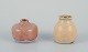 Elly Kuch 
(1929-2008) og 
Wilhelm Kuch 
(1925-2022). To 
unika 
keramikvaser. 
Den ene vase 
med ...