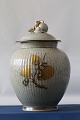 Nice lidded 
vase from Royal 
Copenhagen, 
with painted 
hazelnuts and 
leaves. The 
vase is also 
made ...