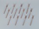 Sigvard 
Bernadotte 
'Scanline'. Set 
of twelve cake 
forks in brass.
Danish design 
from the ...