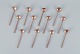 Sigvard 
Bernadotte 
'Scanline'. Set 
of twelve 
jam/sugar 
spoons in 
brass.
Danish design 
from the ...