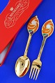 A. Michelsen  Christmas spoon and Christmas fork 1971