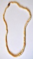 Koral halskæde med 14 karat guldlås, 20. årh. L.: 44 cn, 