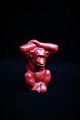 Svend Lindhart ceramic monkey with oxblood glaze...