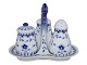 Bing & Grondahl 
Butterfly 
Dickens Plat de 
menage with 
mustard jar, 
salt- and 
pepper shakers 
with ...
