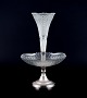 Val St. 
Lambert, 
Belgien. 
Elegant todelt 
Art Deco opsats 
i kunstglas. 
Håndlavet 
krystalglas med 
...