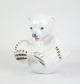 Bing & Grøndahl 
porcelænsfigur 
nummer 2536, 
der afbilder en 
isbjørn, der 
ligger på 
ryggen, er et 
...