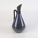 Vase af stentøj i meleret blå og sorte farverDesign Carl-Harry StålhaneProducent ...