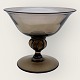 Holmegaard, Viol, Røgtopas, Is dessert skål, 10,5cm i diameter, 9cm høj, Design Jacob E. Bang ...