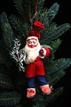 Fint , gammelt 
julepynt til 
juletræet i 
form af 
julemand fra 40 
/ 50érne i filt 
, papir og vat 
...