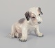 Dahl Jensen. Porcelænsfigur af sealyham hundehvalp.Model: 1008. 1930’erne.Perfekt ...