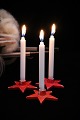 4 gamle svenske 
stjerneformet 
julelysholder i 
bemalet 
porcelæn til 
små 
julestearinlys 
med god ...