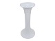 Holmegaard, MB vendbar vase/lysestage i hvidt opalglas.Designet af Michael Bang i ...