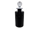 Holmegaard Palet, sort eddikeflaske med prop.Designet af Michael Bang i 1970.Højde 15,4 ...