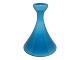 Holmegaard Carnaby, blå trompetformet vase.Designet af Per Lütken i 1968.Højde 16,0 ...