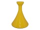 Holmegaard Carnaby, gul trompetformet vase.Designet af Per Lütken i 1968.Højde 16,0 ...