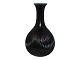 Michael Andersen keramik, smal vase med riller.Dekorationsnummer 4700/0.Højde 18,0 ...