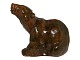 Poul Kyhn keramik, større figur af bjørn.Signeret "P. Kyhn 51".Længde 20,0 cm., højde ...