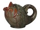 Michael Andersen keramik, lille figur / kande af fisk.Længde 14,5 cm., højde 10,5 ...