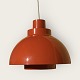 Nordisk Solar, K. Kewo design, Orange plastic lampe. Pæn brugt stand. Diameter ca 23 cm
