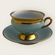 Lyngby, 
Københavns 
porcelænsmaleri, 
Empress, 
Espressokop, 
Turkis, 5,5cm 
høj *Pæn stand*