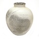 Svend Hammershøi for Kæhler stor vase i lys og sort dobbeltglasurSigneret "HAK"H: 32cm
