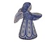 Hjorth keramik blå engel. Dekorationsnummer 421.Højde 9,5 cm.Der er en reparation på ...