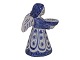 Hjorth keramik blå engel. Dekorationsnummer 421.Højde 9,5 cm.Perfekt stand.