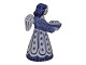 Hjorth keramik, større blå engel. Dekorationsnummer 419.Højde 14,5 cm.Perfekt stand.